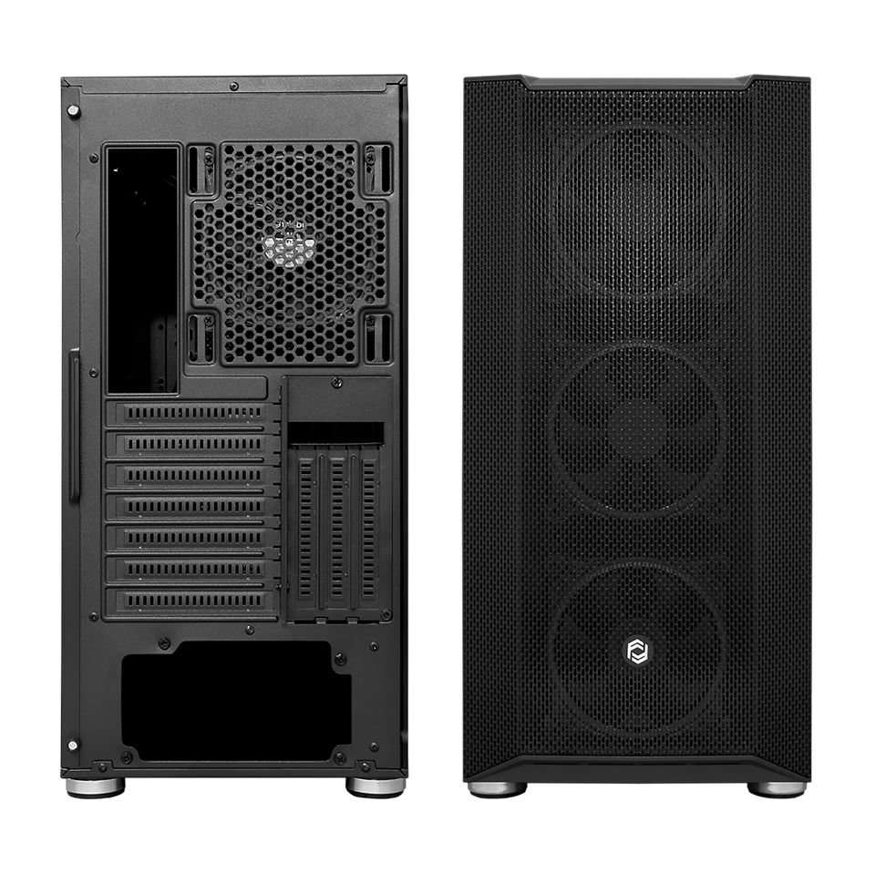 FRISBY FC-9405G 650W 80+ Siyah Dual-Ring RGB Fan Mid Tower ATX Kasa