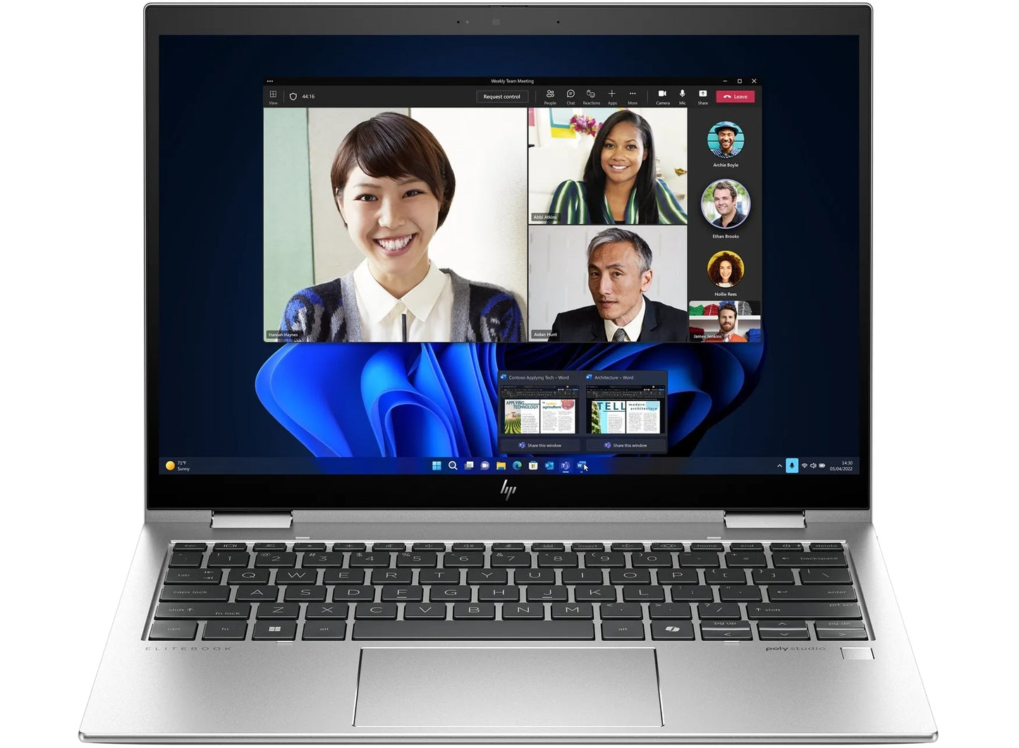 HP Elite x360 830 G11 B2RK7ES Ultra 7-155U 16GB 512GB SSD O/B Intel UHD 13.3" Dokunmatik W11P 2 in 1 Notebook