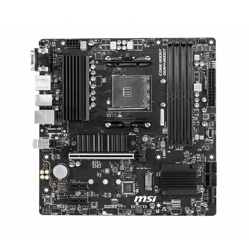Msi B550m Pro-vdh Ddr4 4400mhz 1xvga 1xdmi 1xdp 2xm.2 Usb 3.2 Matx Am4 (amd 5000 Ve 3000 Serisi Islemci Uyumlu)