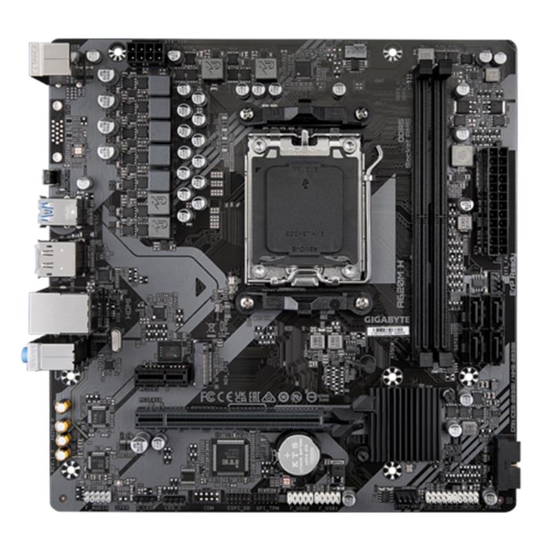 Gigabyte A620m-h Ddr5 6400mhz 1xhdmi 1xdp 1xm.2 Usb3.2 Am5 Matx (amd 7000,8000 Ve 9000 Seri Islemci Uyumlu)