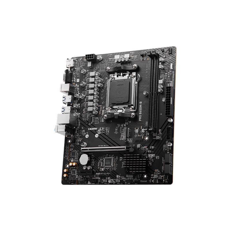 Msi Pro B650m-b Ddr5 6800mhz 1xvga 1xhdmi 1xm.2 Usb 3.2 Am5 Matx (amd Am5 7000 Serisi Ile Uyumlu )