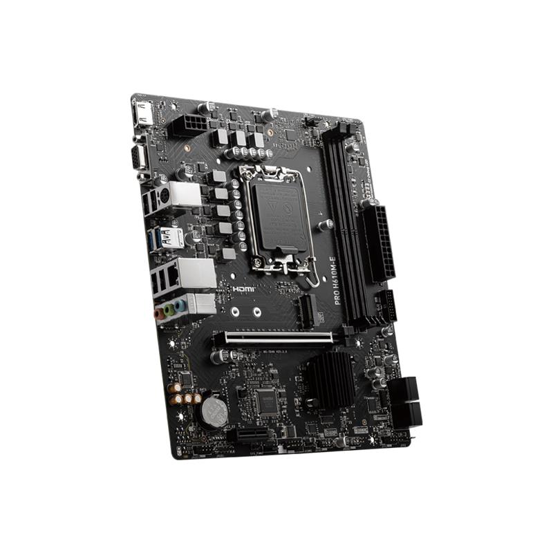 Msi Pro H610m-e Ddr5 5600mhz 1xvga 1xhdmi 1xm.2 Usb 3.2 Matx 1700p (12. / 13. Ve 14. Nesil Islemci Uyumlu)
