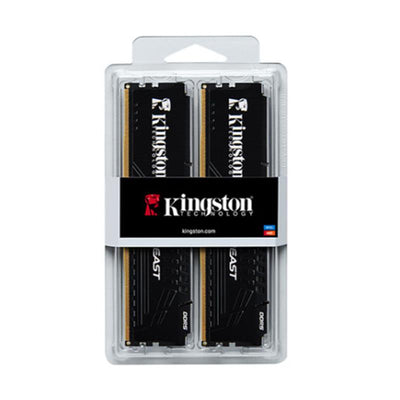 16 Gb (2x8gb) Ddr5 5600mhz Kingston Beast Black Cl36 Dt Kf556c36bbek2/16tr