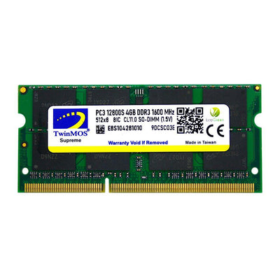 4 Gb Ddr3 1600mhz Twinmos 1.5 Nb Mdd34gb1600n