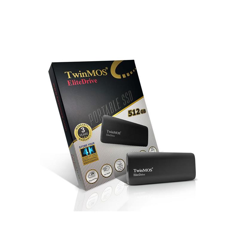 512 Gb Twinmos Ext Ssd Usb3.2/type-c Pssdfgbmed32