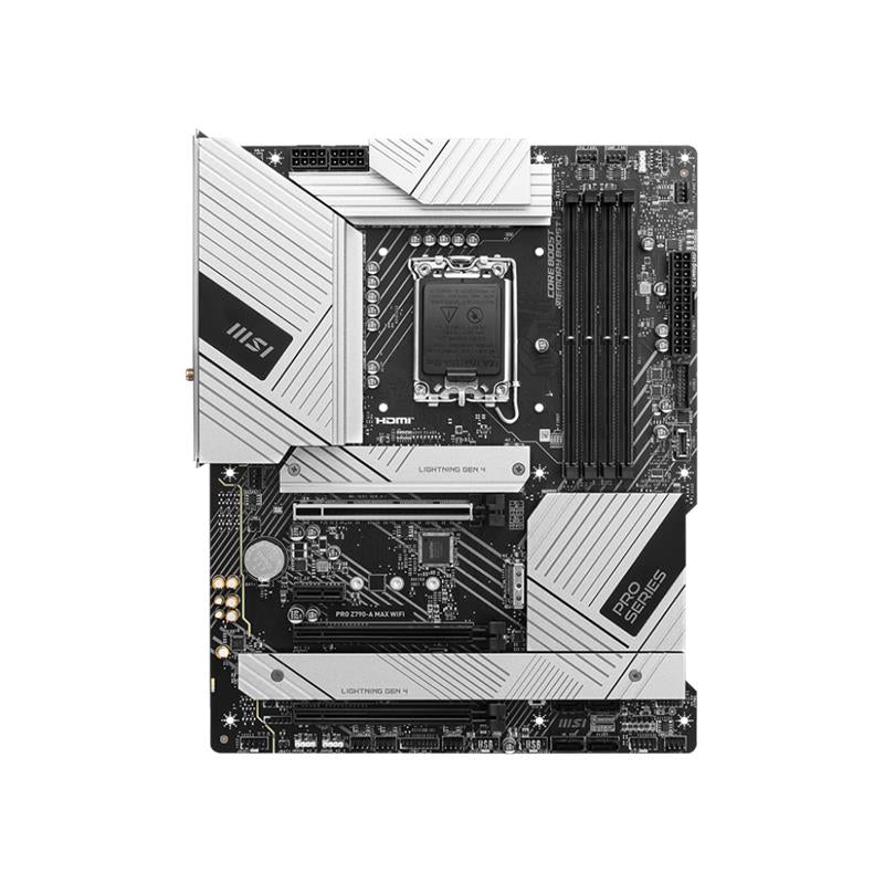 Msi Pro Z790-a Max Wifi Ddr5 7800mhz 1xhdmi 1xdp 4xm.2 Usb 3.2 Atx 1700p (12. / 13. Ve 14. Nesil Islemci Uyumlu)