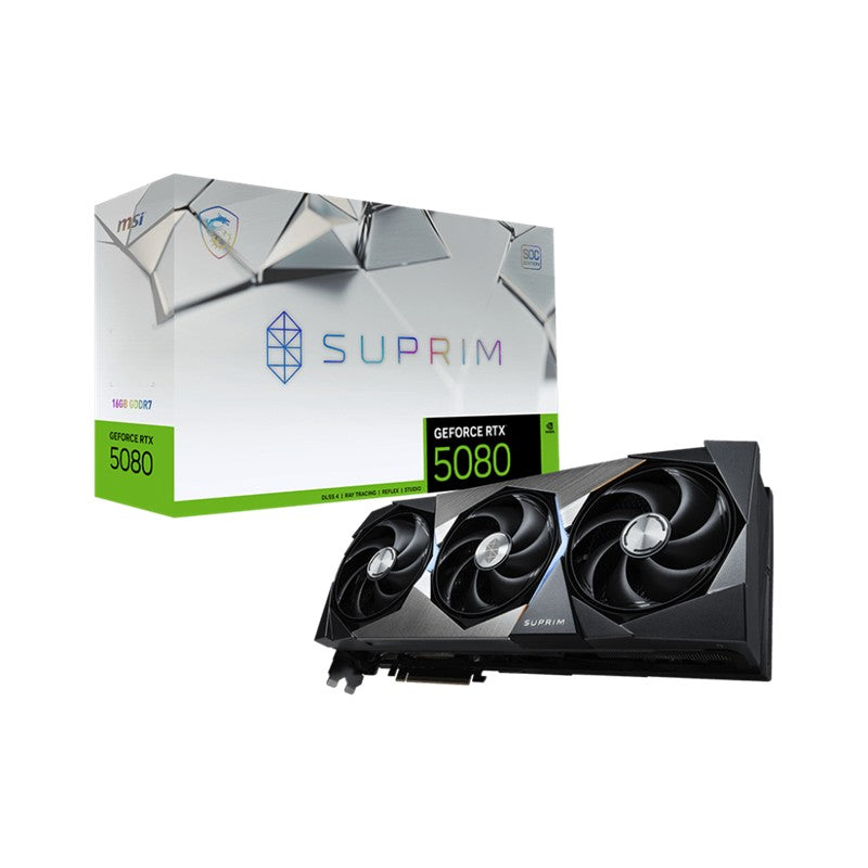 Msi Geforce Rtx5080 16g Suprim Soc 16gb Gdrr7 256bit 3xdp 1xhdmi Ekran Karti