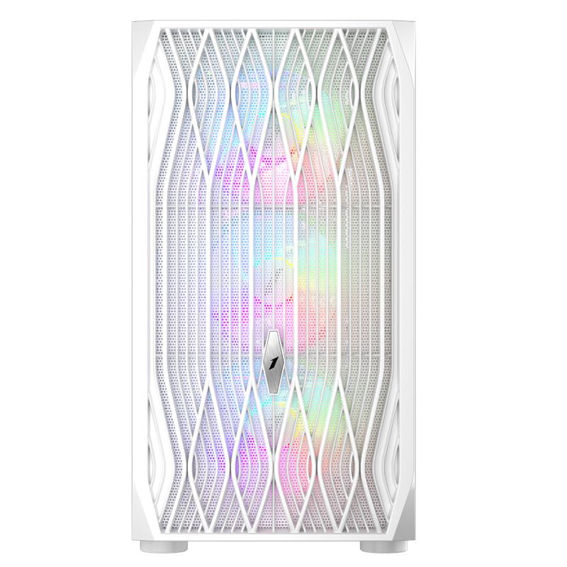 1st Player Ariya Ay7 Beyaz 650w 80+ Argb 4x12cm Fan Temperli Cam Mesh Usb 3.0 Atx Kasa