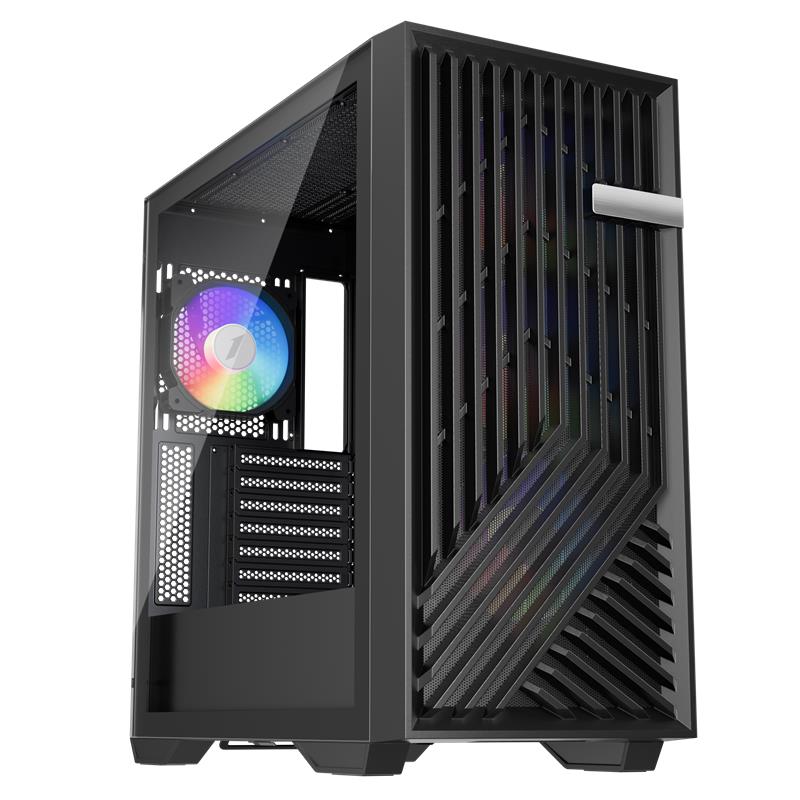 1st Player Fd8 Siyah 1000w 80+ Gold Full Moduler Atx 3.1/pcie 5.1 Argb 6x12cm Fan Temperli Cam Mesh