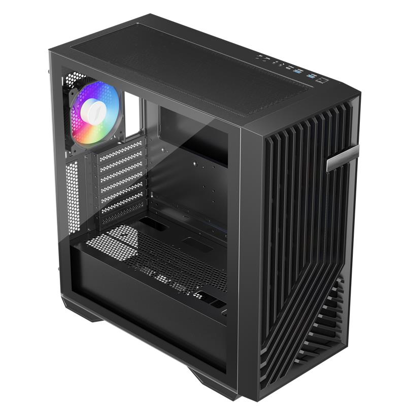 1st Player Fd8 Siyah 1000w 80+ Gold Full Moduler Atx 3.1/pcie 5.1 Argb 6x12cm Fan Temperli Cam Mesh