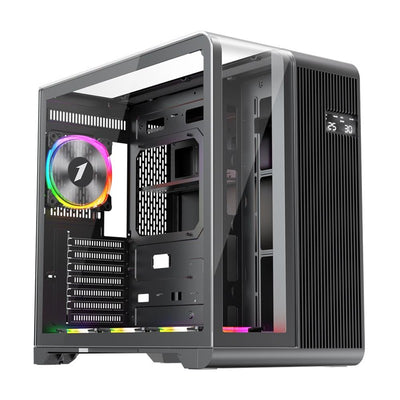 1st Player Rt7 Siyah Digital 850w 80+ Gold Full Moduler 4x12cm Argb 3 Tarafli Temperli Cam Usb 3.0 - Type C Atx Kasa