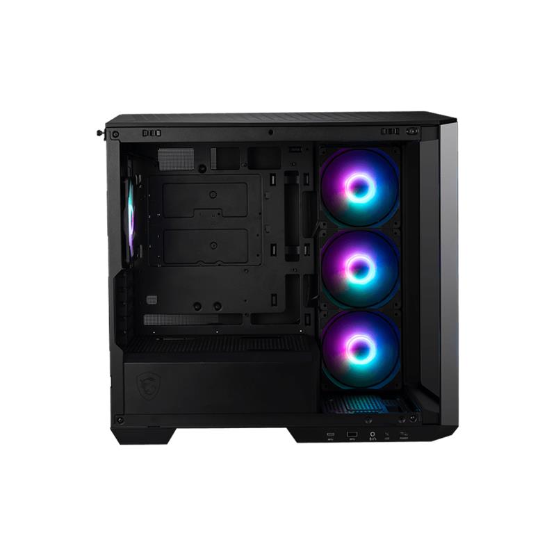 Msi Mag Pano M100r Pz Temperli Cam 3x120mm 1x120mm Argb Fan Matx Gaming Bilgisayar Kasasi Siyah