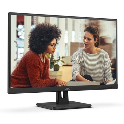 27 Aoc 27e3um/bk 4ms 75mhz 1xvga 1xhdmi 1xdp Fhd 1920x1080 Usb3.2 Hoparlor Cercevesiz Dusuk Mavi Isik Vesa Siyah