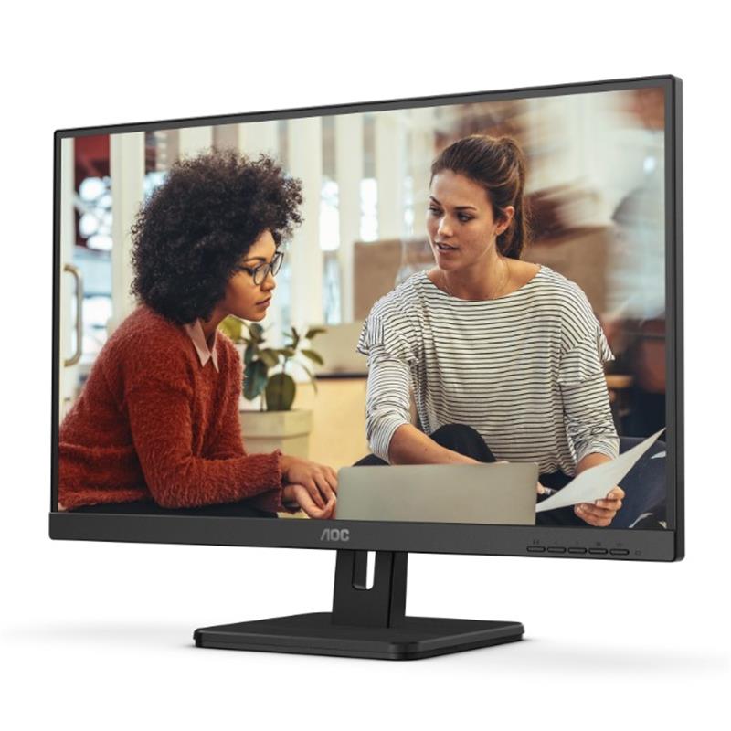 27 Aoc 27e3um/bk 4ms 75mhz 1xvga 1xhdmi 1xdp Fhd 1920x1080 Usb3.2 Hoparlor Cercevesiz Dusuk Mavi Isik Vesa Siyah