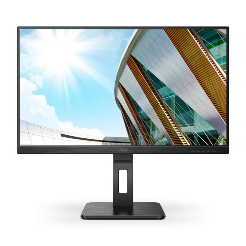 27 Aoc U27p2ca Ips 4ms 60mhz 2xhdmi 1xdp Usb Type-c 4k Uhd 3840x2160 Hoparlor Cercevesiz Yukseklik Ayari Pivot Vesa