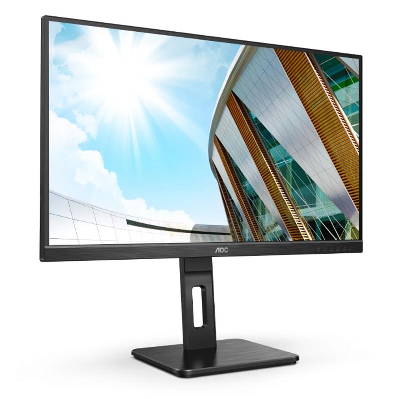 27 Aoc U27p2ca Ips 4ms 60mhz 2xhdmi 1xdp Usb Type-c 4k Uhd 3840x2160 Hoparlor Cercevesiz Yukseklik Ayari Pivot Vesa