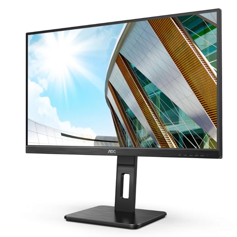 27 Aoc U27p2ca Ips 4ms 60mhz 2xhdmi 1xdp Usb Type-c 4k Uhd 3840x2160 Hoparlor Cercevesiz Yukseklik Ayari Pivot Vesa