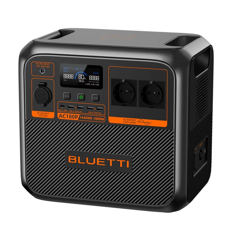 Bluetti Ac180p 1800w 1440wh Tasinabilir Guc Istasyonu