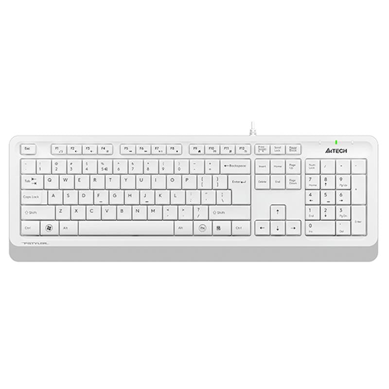 A4 Tech Fk10 Q Tr Mm Beyaz Usb Kablolu Klavye