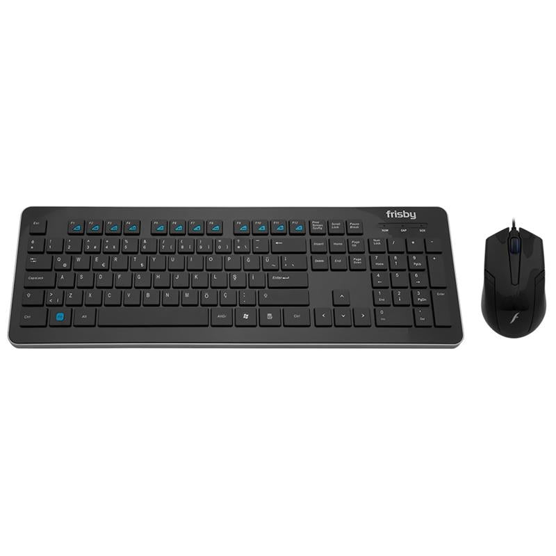 Frisby Fk-158qu Usb Q Tr Mm Siyah Kablolu Klavye Mouse Set