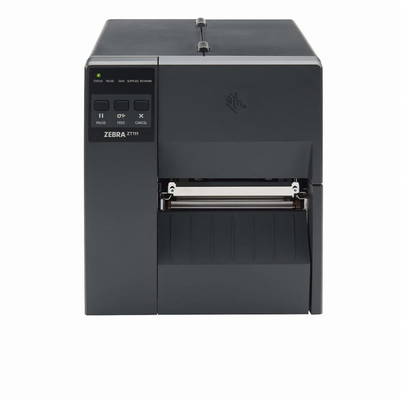 Zebra Zt111 (zt11142-t0e000fz)203dpi Termal T. Usb+seri+eth. Ekransiz Metal Kasa End Barkod Yazici(450m Ribon Kullanimi)
