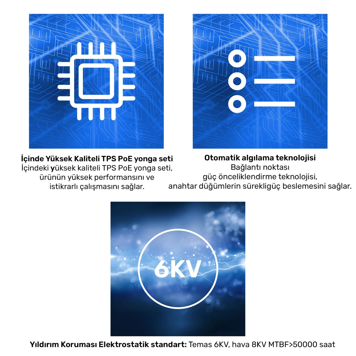 Cudy GS2028PS4 4Combo,1Konson,24 Port Gigabit 400W PoE Yönetilebilir Metal Rack Mount Switch
