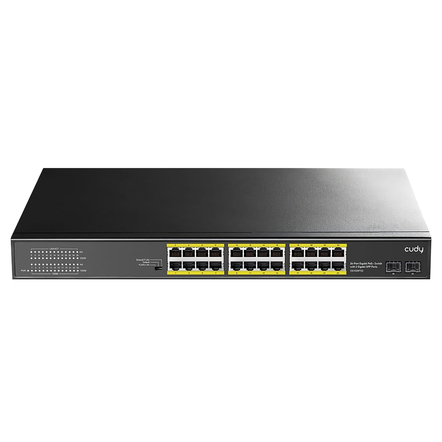 Cudy GS1028PS2 2 Port SFP, VLAN, CCTV, 24 Port Gigabit 300W PoE+ Metal Switch