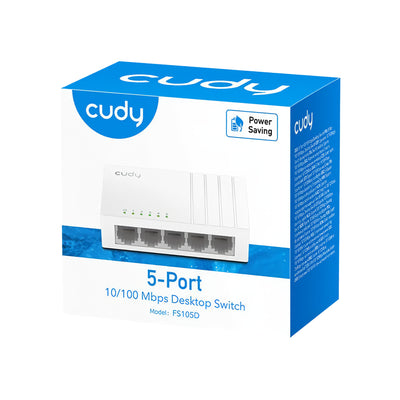 Cudy FS105D 10/100Mbps 5 Port Megabit Switch