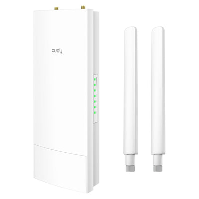 Cudy LT400 2,4GHz/5GHz 1Port Wi-Fi,4G LTE IP65 Nano SIM Destekli Outdoor Mobile Router