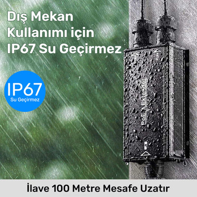 Cudy POE25 Gigabit 2PoE Out 1PoE In 10/100Mbps 2W Metal Kasa Switch