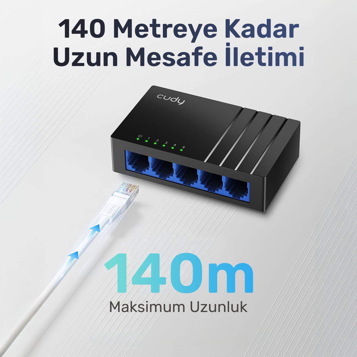 Cudy GS105D 10/100/1000Mbps 5 Port Gigabit Switch