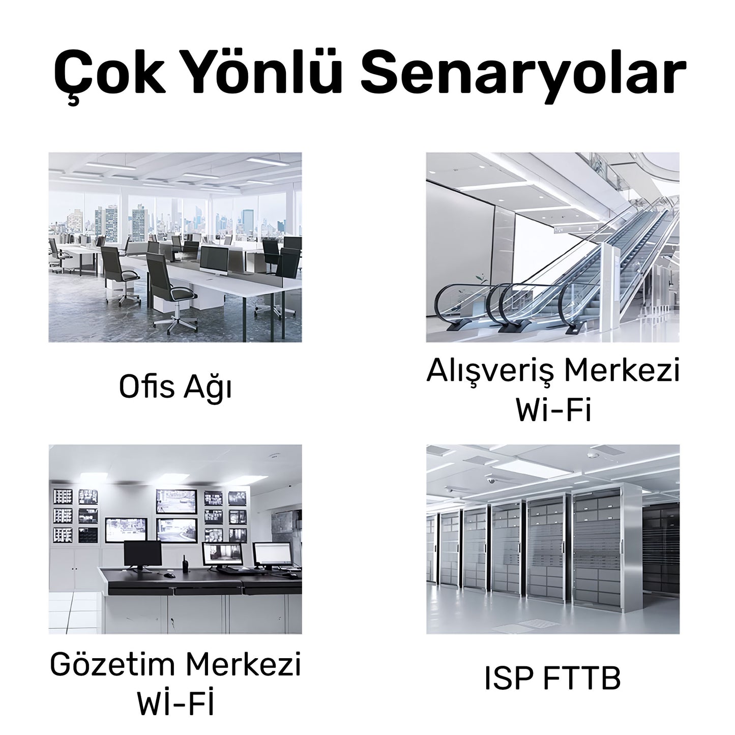Cudy FS1016 16Port 10/100Mbps 1,6 Gb/sn Metal Kasa Rackmount Masaüstü Switch