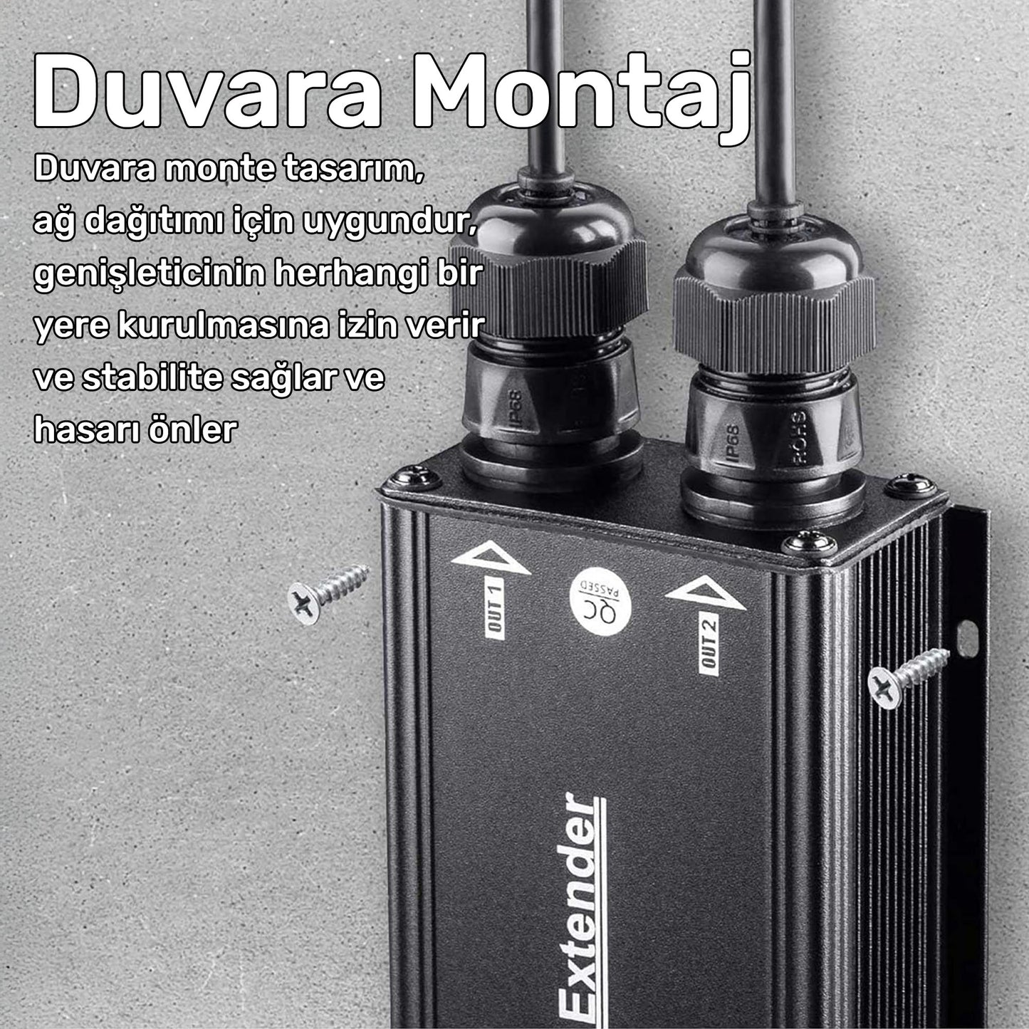 Cudy POE25 Gigabit 2PoE Out 1PoE In 10/100Mbps 2W Metal Kasa Switch