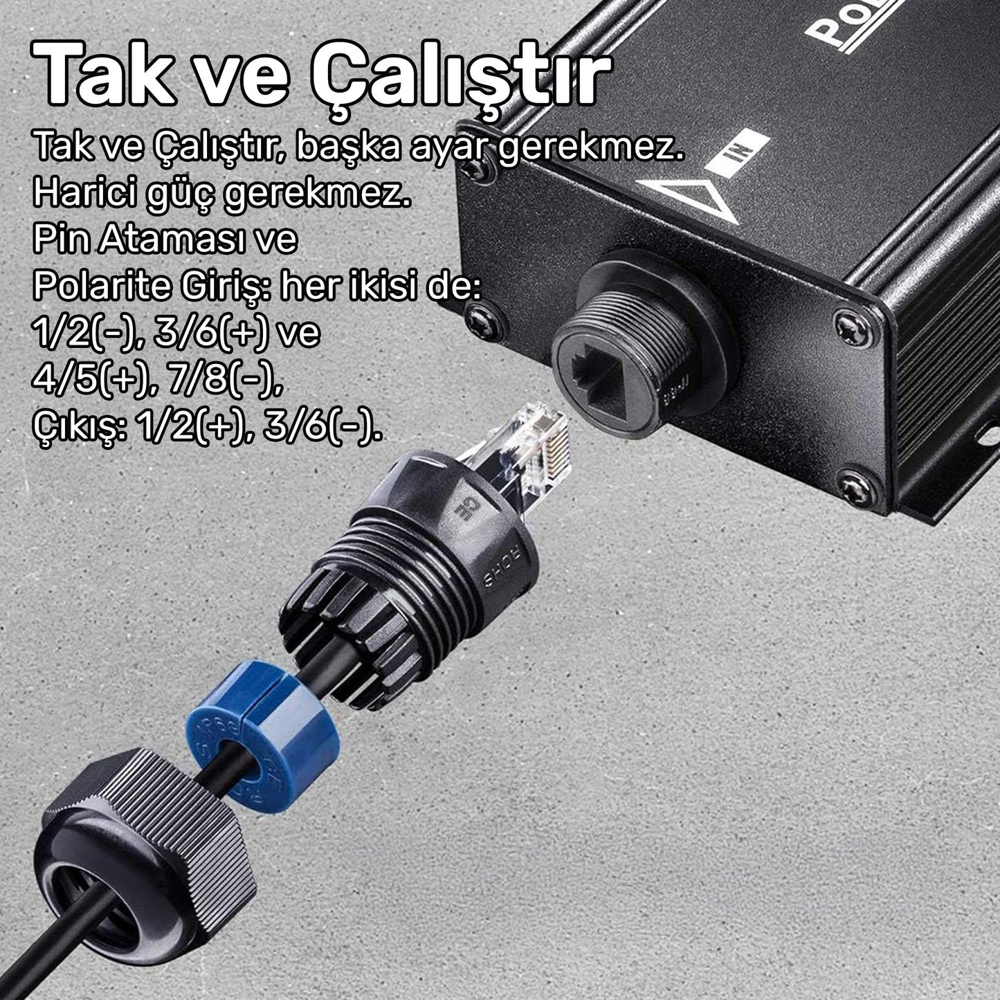 Cudy POE25 Gigabit 2PoE Out 1PoE In 10/100Mbps 2W Metal Kasa Switch