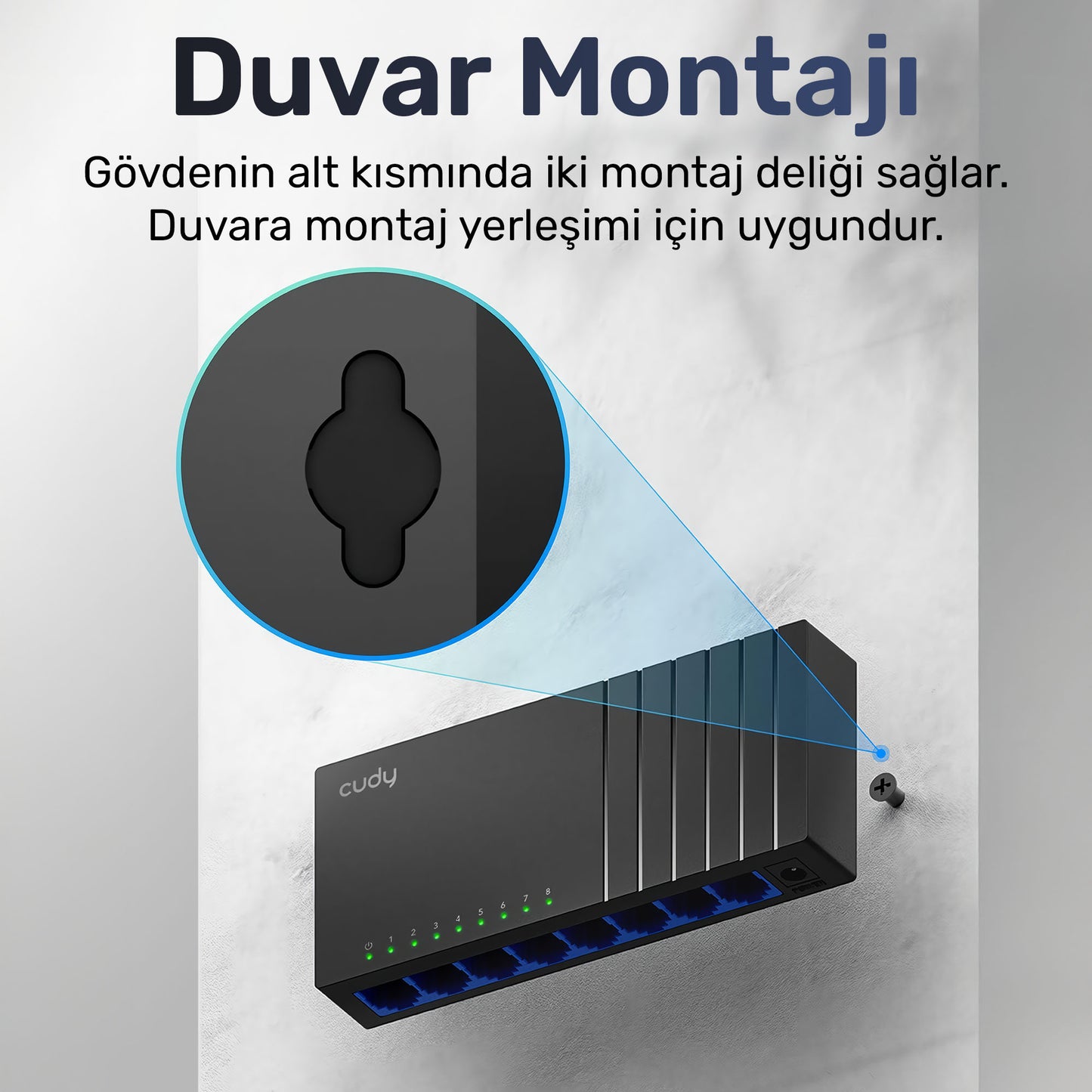 Cudy GS108D 10/100/1000M 8 Port Gigabit Switch