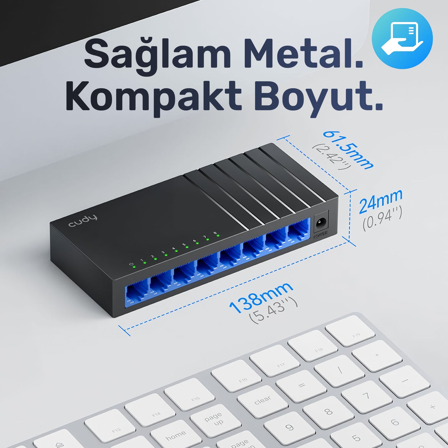 Cudy GS108D 10/100/1000M 8 Port Gigabit Switch
