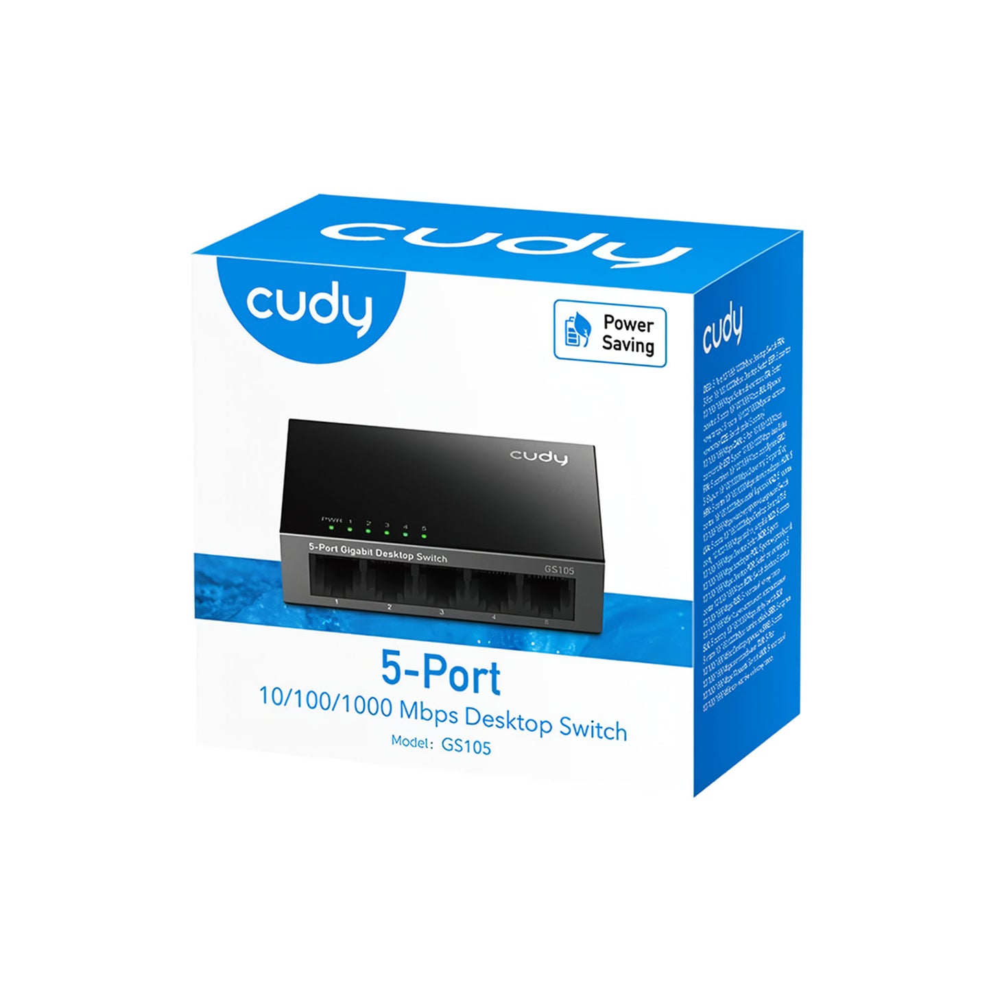 Cudy GS105 5 Port 10/100/1000M 16k MAC Gigabit Metal Switch