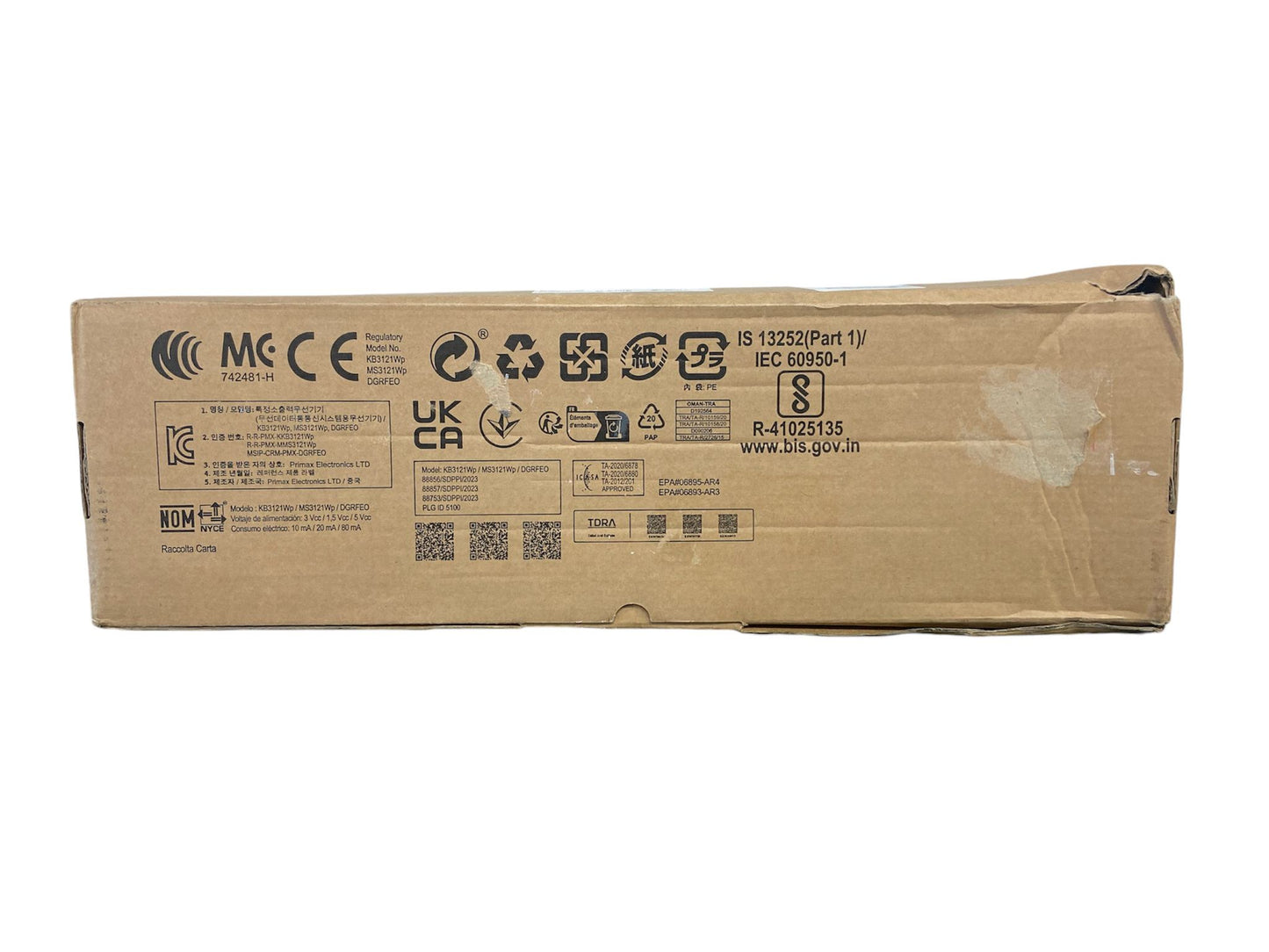 Dell 580-AKHG KM5221W Beyaz Kablosuz Klavye Mouse Seti OUTLET