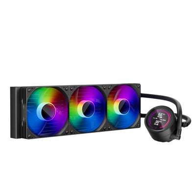 1st Player Thunderstorm Ts4 360mm Siyah Argb Dijital Sicaklik Gostergeli Am5, Am4 / Lga 1851, 1700 Islemci Sivi Sogutucu