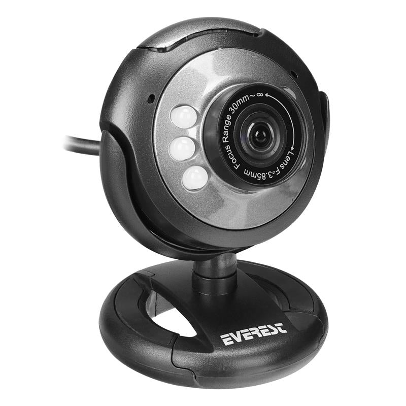 Everest Sc-824 300k Usb Mikrofonlu Gorus Ledli Webcam Pc Kamera