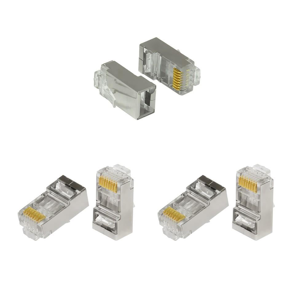 Frisby Fnw-rj4522n Rj45 Ftp Cat6 Konnektor Metal 100lu Paket