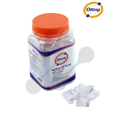 Oring Mpc6u3 Cat6 Plug U/utp Rj45 Altin Uc Konnektor 100 Lu Paket