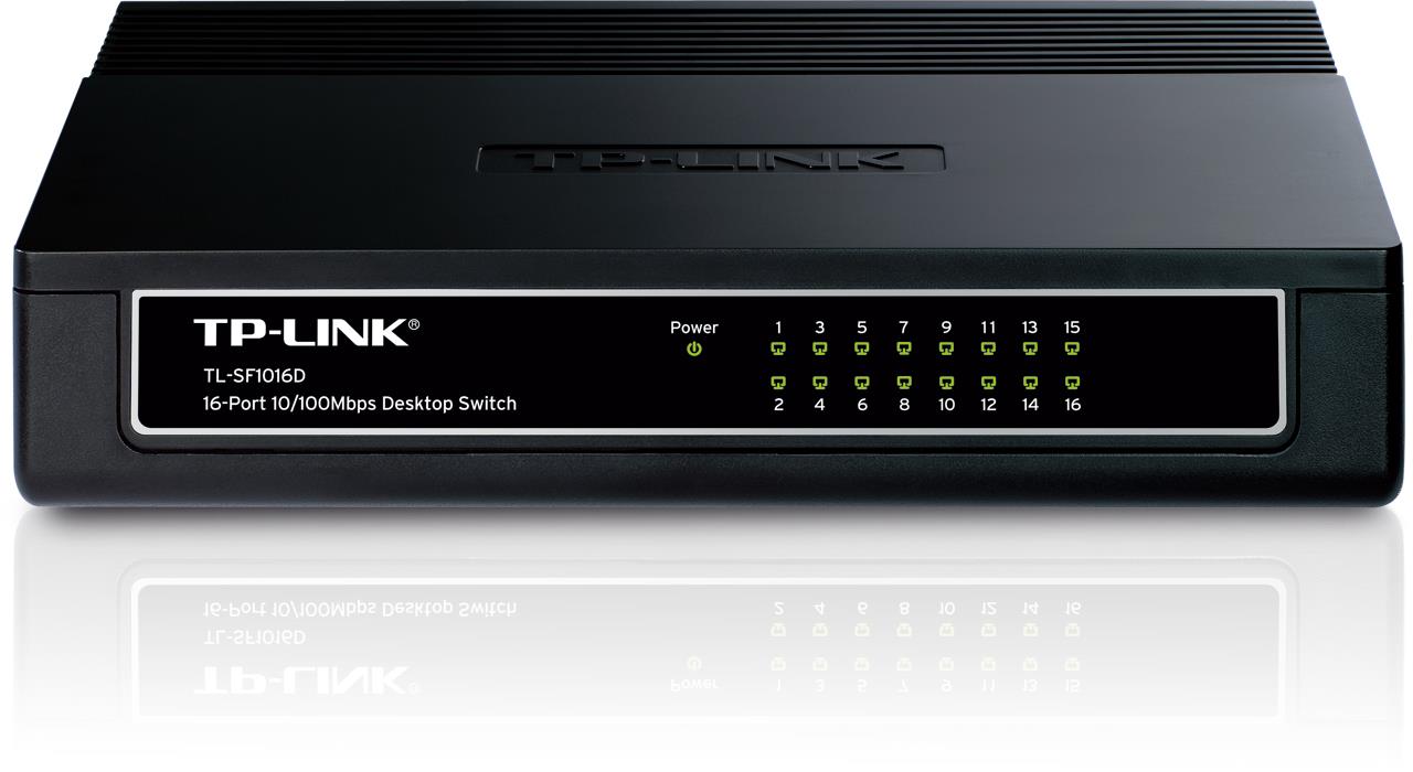 Tp-link Tl-sf1016d 16 Port 10/100 Plastik Kasa Switch