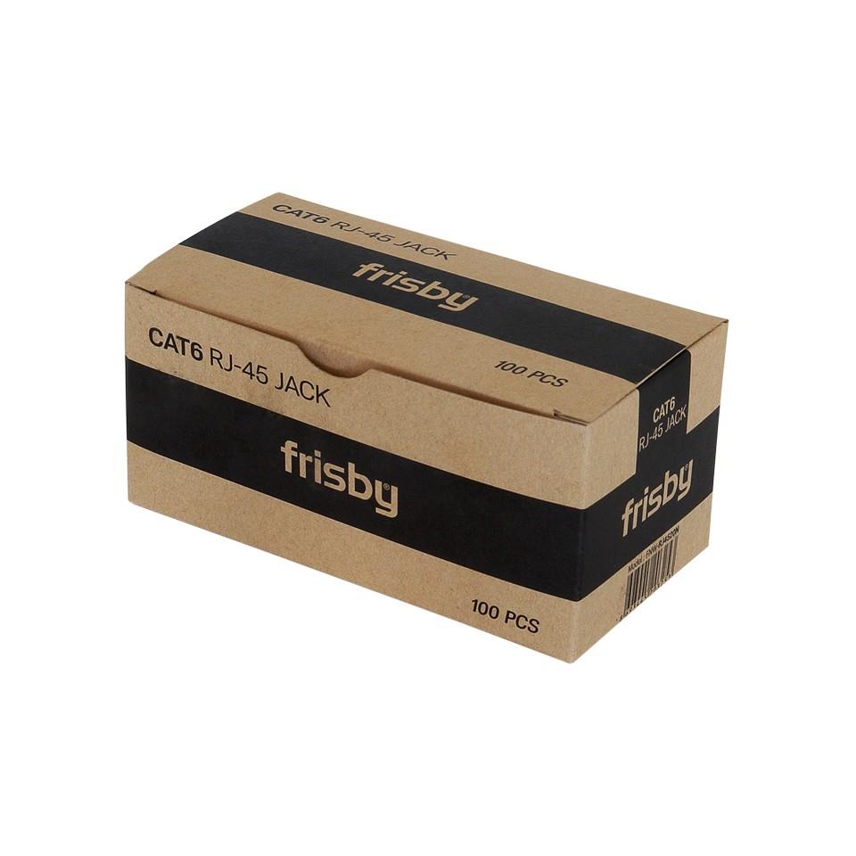 Frisby Fnw-rj4520n Cat6 Rj45 Utp Konnektor 100 Lu Kutu