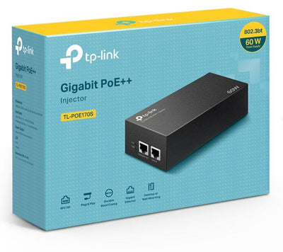 Tp-link Omada Tl-poe170s 48volt 60watt Gigabit Port Poe Adaptor
