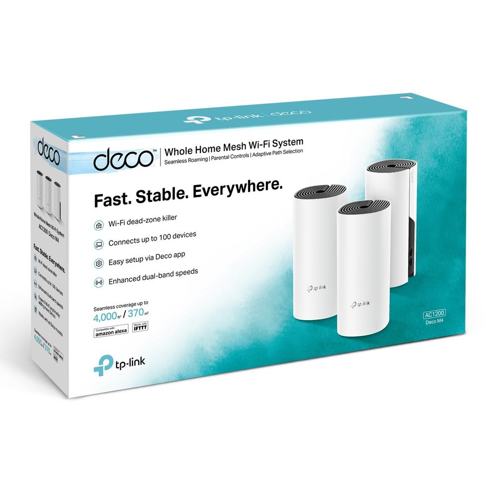 Tp-link Deco M4 1200mbps Mesh Wi-fi Sistemi (uclu)