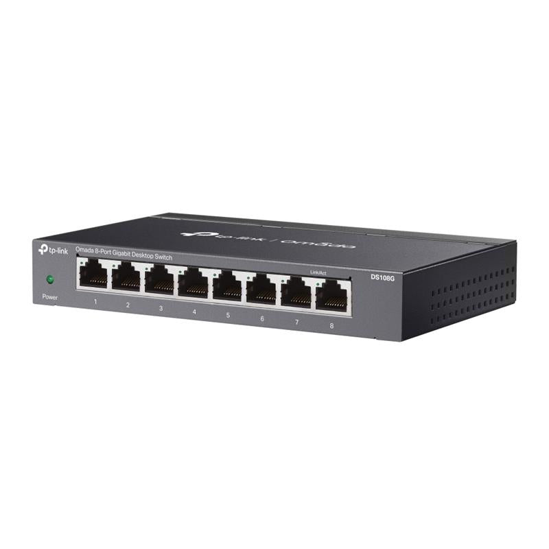 Tp-link Omada Ds108g 8 Port Gigabit Masaustu Metal Kasa Switch
