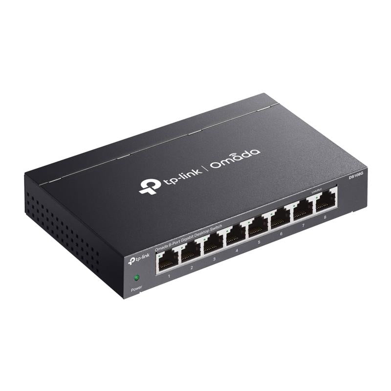 Tp-link Omada Ds108g 8 Port Gigabit Masaustu Metal Kasa Switch
