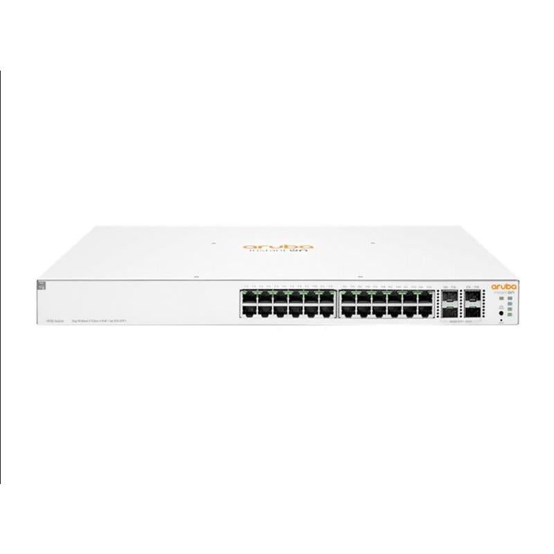 Hpe Aruba Ion 1930 Jl683b 24 Port Gigabit+4x10gb Sfp Yonetilebilir 195w Poe Switch