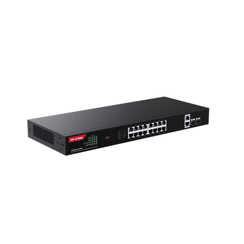 Ip-com G1120p-16-250w 16 Port Gigabit+2xgb Rj45/sfp Uplink 230w Poe Rackmount Switch